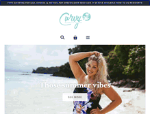 Tablet Screenshot of curvyswimwear.com